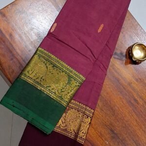 Kanchi cotton with Ganga Jamuna Border